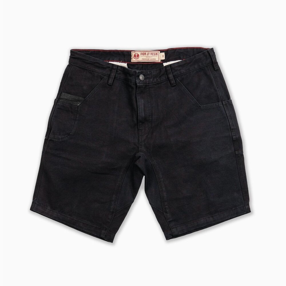 Iron and Resin Nomad Cotton Canvas Short / Size 33 / Black